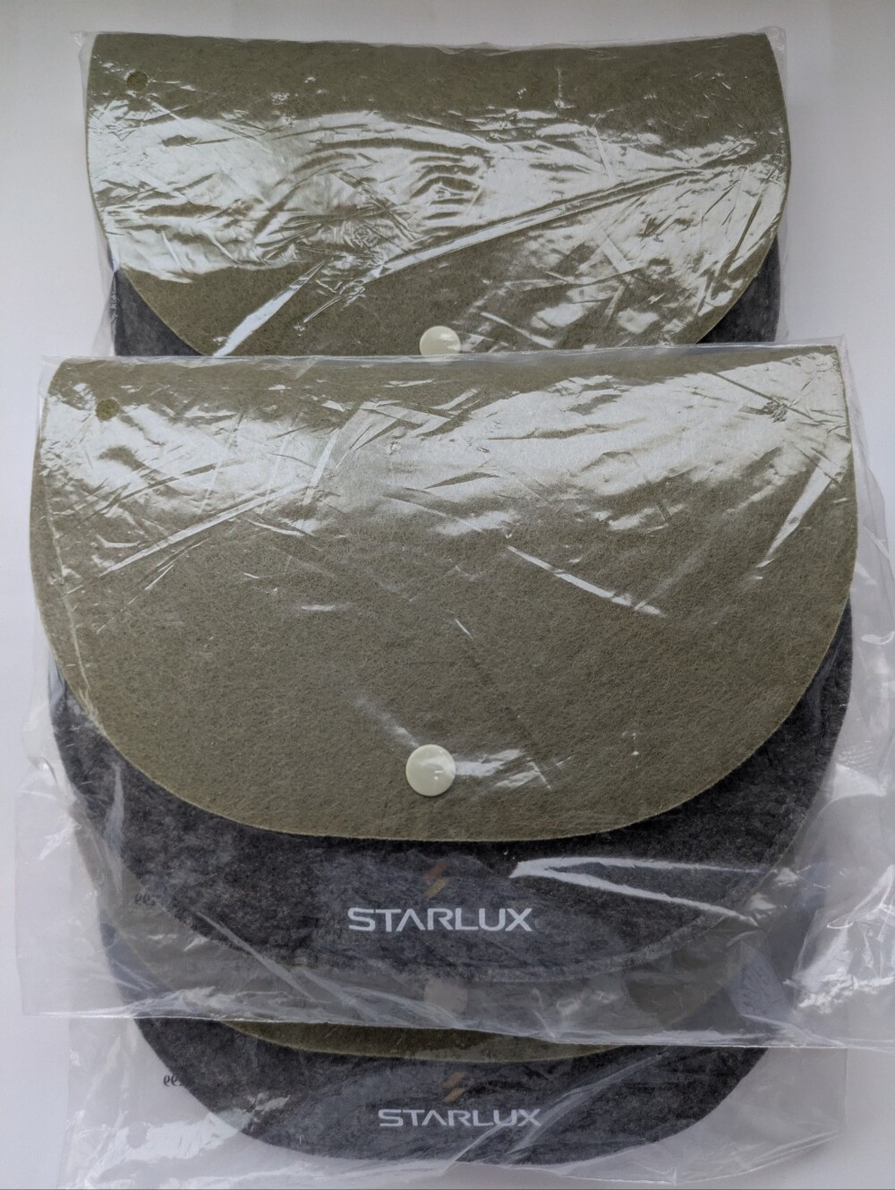 Starlux Three Travel Amenity Kits in Grey